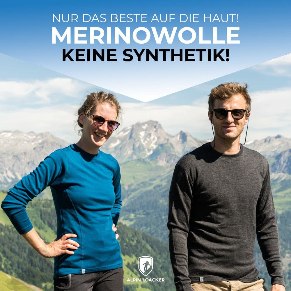 Merinowolle Bekleidung kaufen – 100% Merino für Outdoor & Alltag | Alpin Loacker