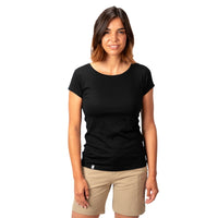100% Merino T-Shirt Women's - ultrafinе - Black / S