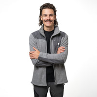 Merino Fleece Jacket Men 280g/m2 - M / Grey