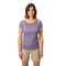 Alpin Loacker 100% Merino T-Shirt Damen 180g/m2 in Nahaufnahme, atmungsaktives Outdoor-Shirt aus Merinowolle
