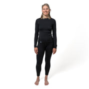 Merino Unterwäsche Set Damen 230 g/m2 aus 100% Merinowolle mit Langarmshirt und Hose