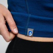 Nahaufnahme vom Damen Merino Set 230g, auf der man den Bund der Unterhose gut erkennen kann. 