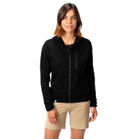 Merino Hoodie Damen - 270g/m2 - S / Schwarz