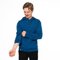 Hoodie Merino Homme 280 g/m² - Bleu / S