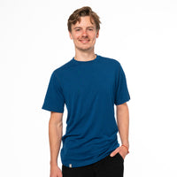 Merino T-Shirt Men 150 g/m² Loose Fit - Blue / S