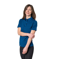 Polo T-Shirt Merino Coolmax Femme 150 g/m² - Bleu / S