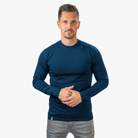 Men's Merino Coolmax Long Sleeve Shirt 150 g/m² - S / Blue