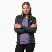 Alpin Loacker Merino Fleece Jacke Damen 280g mit weichem Doppel-Fleece-Gewebe für Wandern und Wintersport