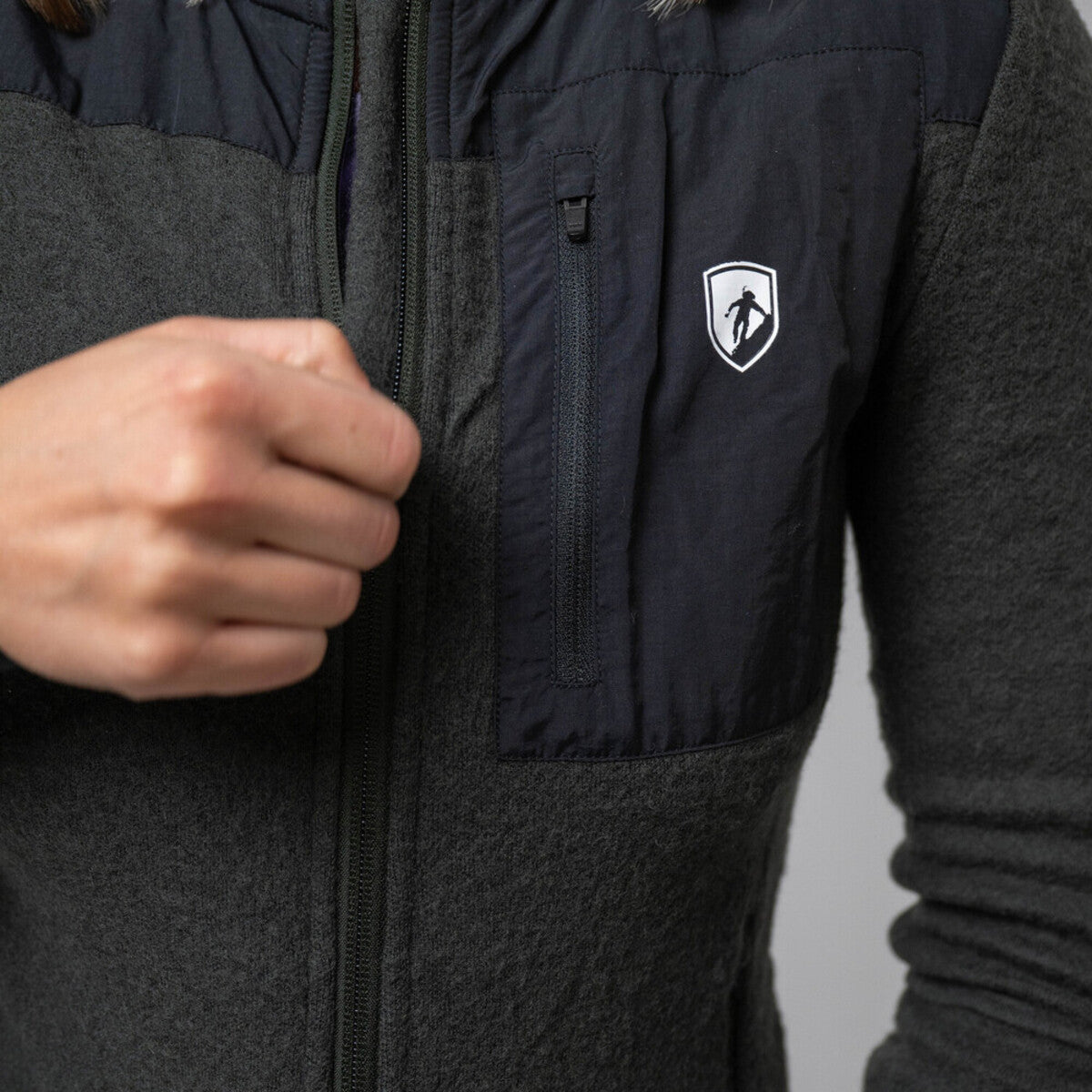 m2 in Nahaufnahme Fleece-Gewebe