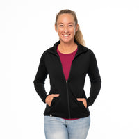 Giacca 100% Lana Merino Donna 160 g/m² - ultrafine - S / Nero