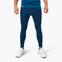 Men's Long 100% Merino Underwear 230 g/m² - S / Blue