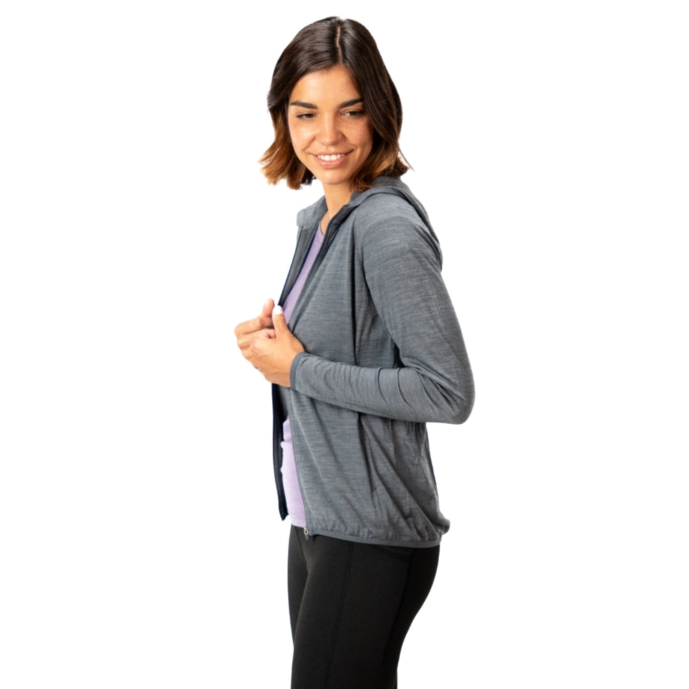 Alpin Loacker Merinowolle Jacke Damen 160g ultrafein 15,5 Mikron atmungsaktiv