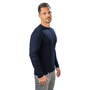 Herren Merino Langarmshirt 230g/m2 aus 100% Merinowolle atmungsaktiv und temperaturregulierend
