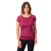 Alpin Loacker 100% Merino T-Shirt Damen ultrafein 160g Frontansicht