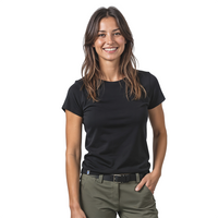 Merino Coolmax T-Shirt Damen 150 g/m2 - Schwarz / S