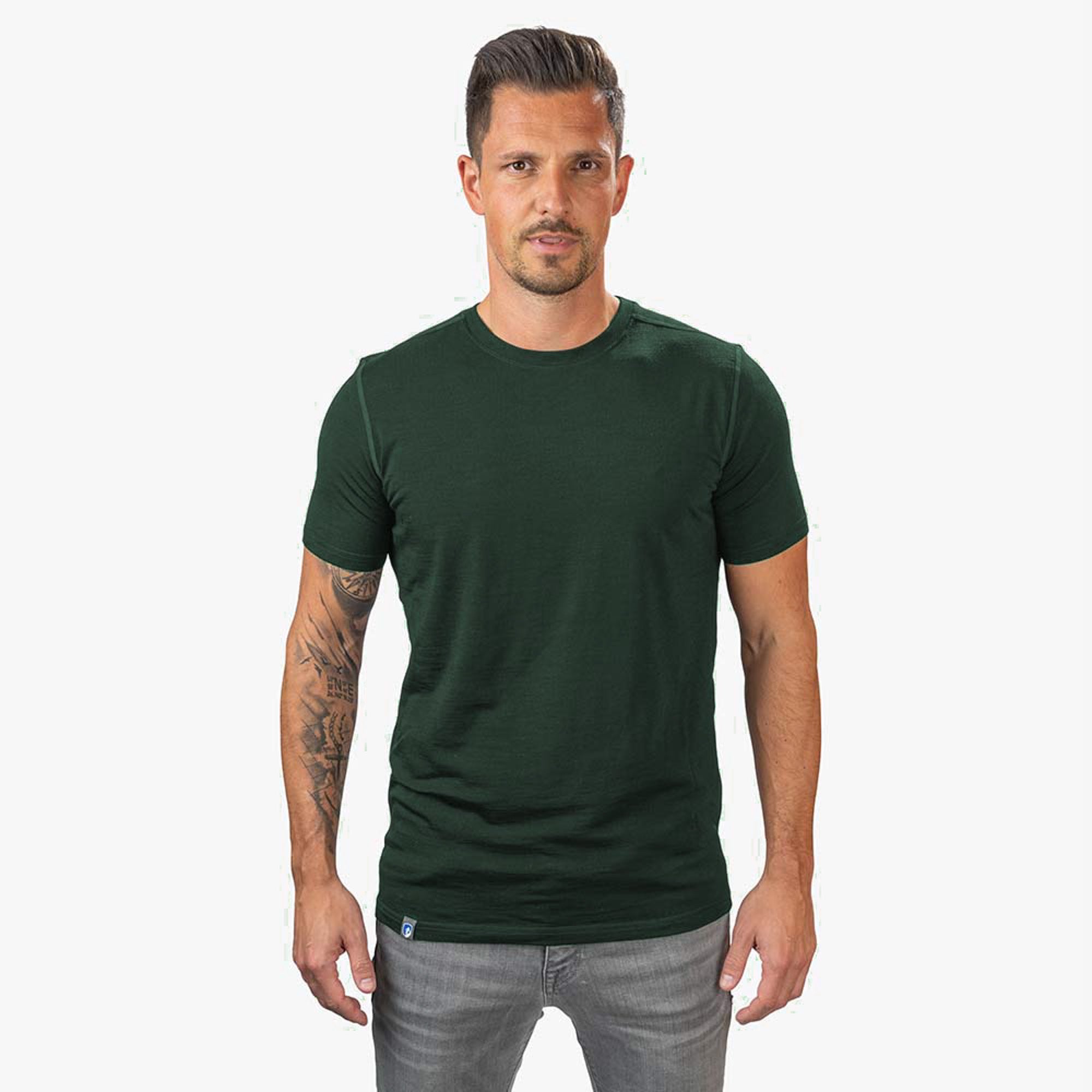 Merino Coolmax T-Shirt Herren 150 g/m2 mit Temperaturregulierung und Merinowolle