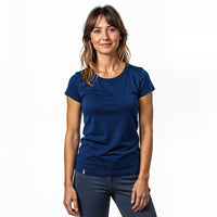 Merino T-shirt dames 150g/m2 - S / Blauw