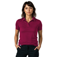 Polo in Lana Merino Donna - S / Berry