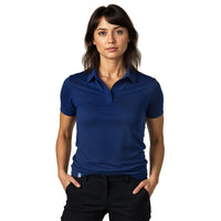 Merino Poloshirt Damen - S / Blau