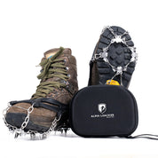 Chain Pro 18 Grödel mit Spikes aus Edelstahl für sicheren Halt auf Schnee und Eis bei Winterwanderungen