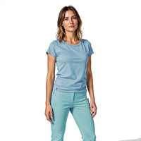 Merino T-Shirt Women 150g/m2 - S / Light Blue / Melange
