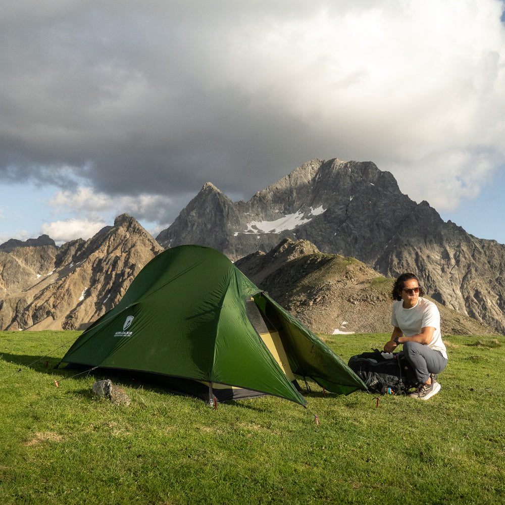 Cloud Up Pro 1 20D Einmann Zelt ultraleicht mit 20D Material für Solo-Trekking und Camping