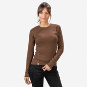 100% Merino Langarm Shirt Damen 230 g/m2