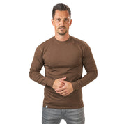 100% Merino Langarmshirt Herren 230 g/m2