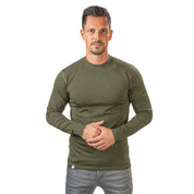 100% Merino Langarmshirt Herren 230 g/m2
