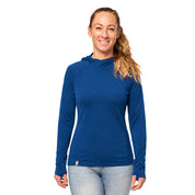 Merino Sun Hoodie Damen 135 g/m² – UPF 50+ & ultraleicht