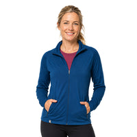 Veste 100% laine Mérino femme 160 g/m² - ultra-fine - S / Bleu