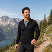 Veste 100% laine mérinos homme 160 g/m² - ultrafine