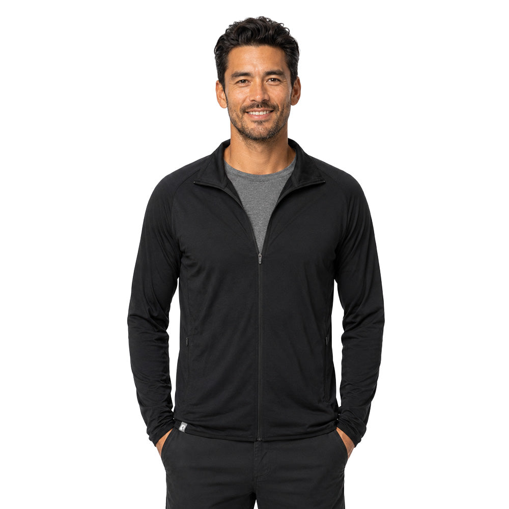 Veste 100% laine mérinos homme 160 g/m² - ultrafine