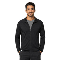Veste 100% laine mérinos homme 160 g/m² - ultrafine - S / Noir