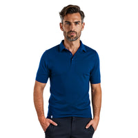 Polo Merino Homme - S / Bleu
