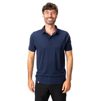 Men's Merino Polo Shirt - S / Navy