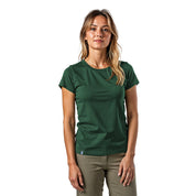 Damen Merino T-Shirt 100% Merinowolle 180g/m2 in Naturoptik, atmungsaktiv und temperaturregulierend
