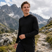 Merino Sun Hoodie Uomo 135 g/m² – ultraleggero