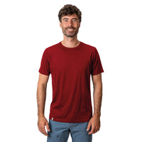 100% Merino T-Shirt Men's - ultrafine - Red / S