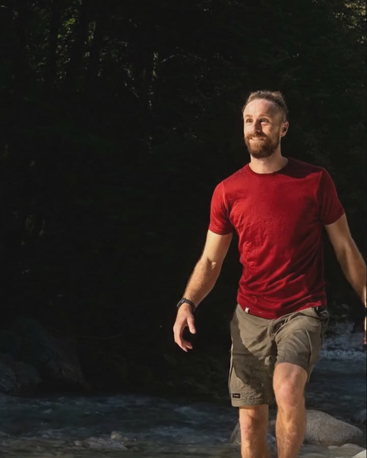 100% Merino T-Shirt Herren 180 g/m2