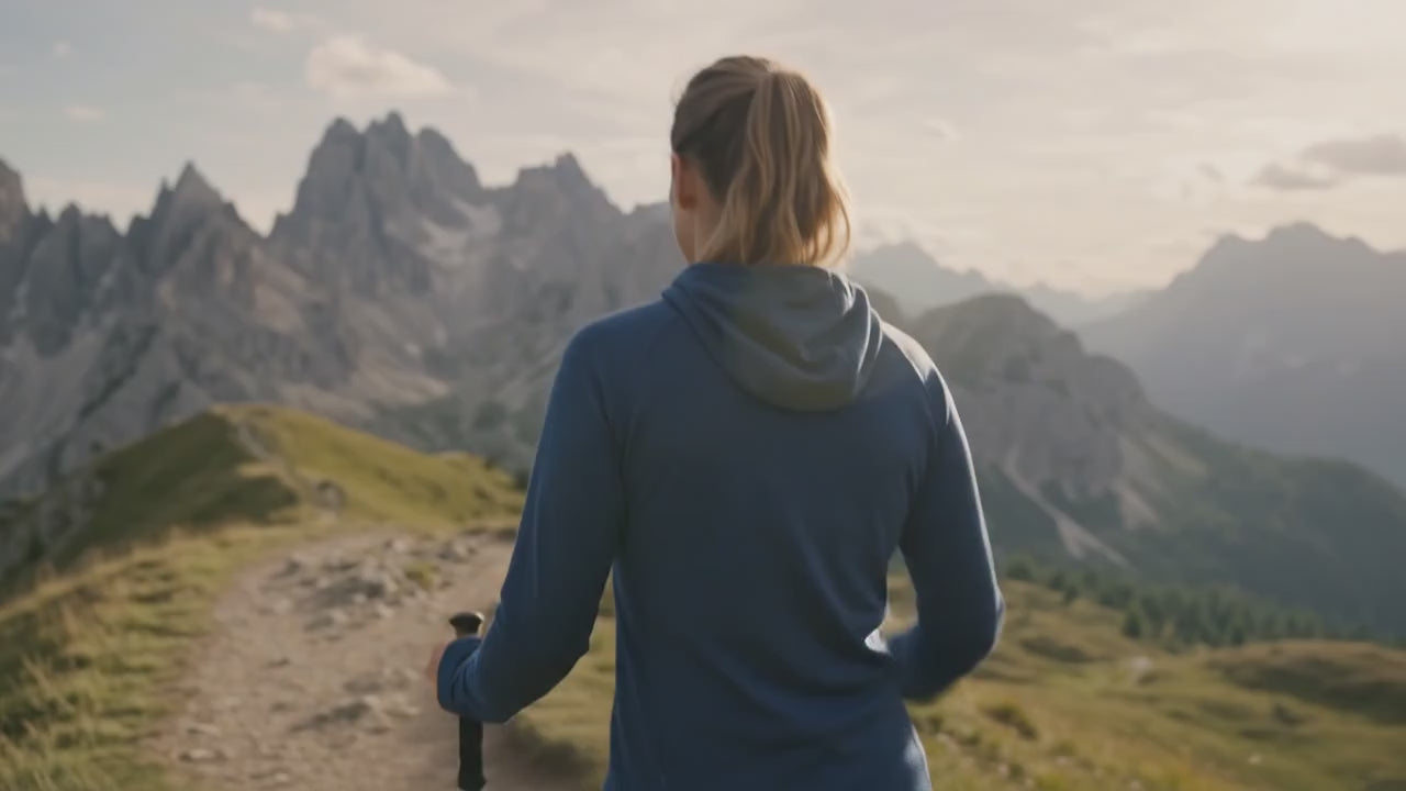 Merino Sun Hoodie Damen 135 g/m² – UPF 50+ & ultraleicht