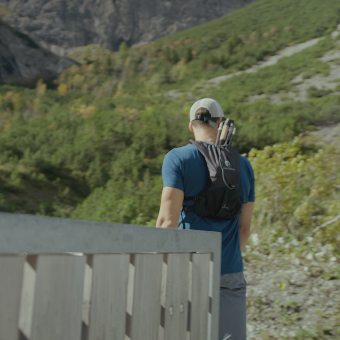 Bâtons de trail running pliables en carbone