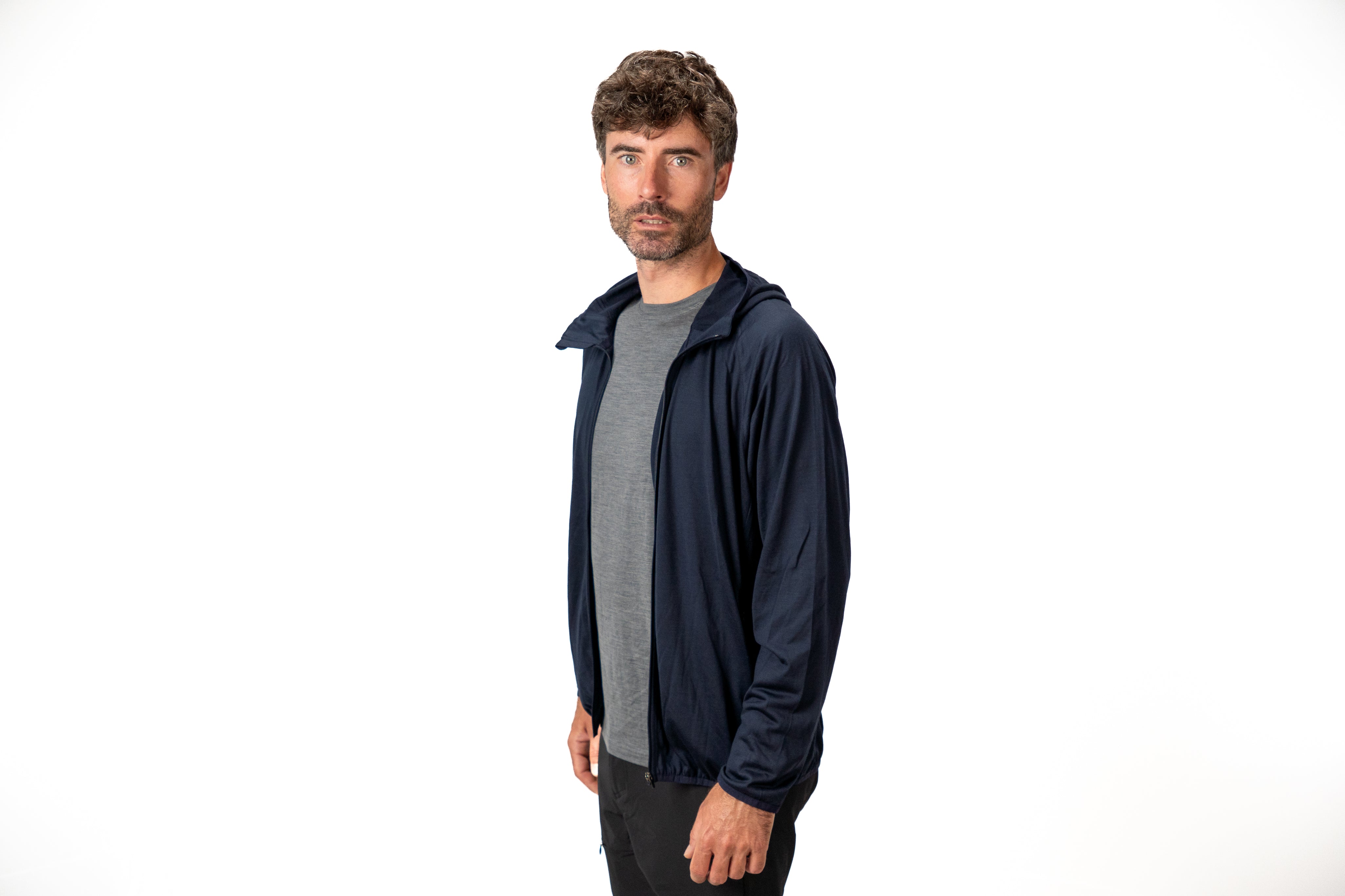 Veste 100% laine mérinos homme 160 g/m² - ultrafine