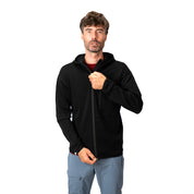 100% Felpa con Zip Merino Sport Uomo - 230 g/m2