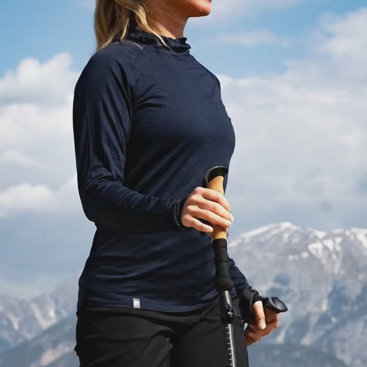 Kurze Merino Wanderhose Damen