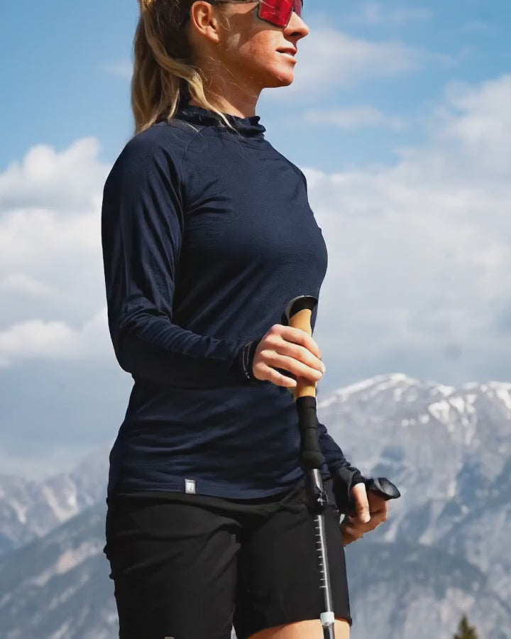 Kurze Merino Wanderhose Damen