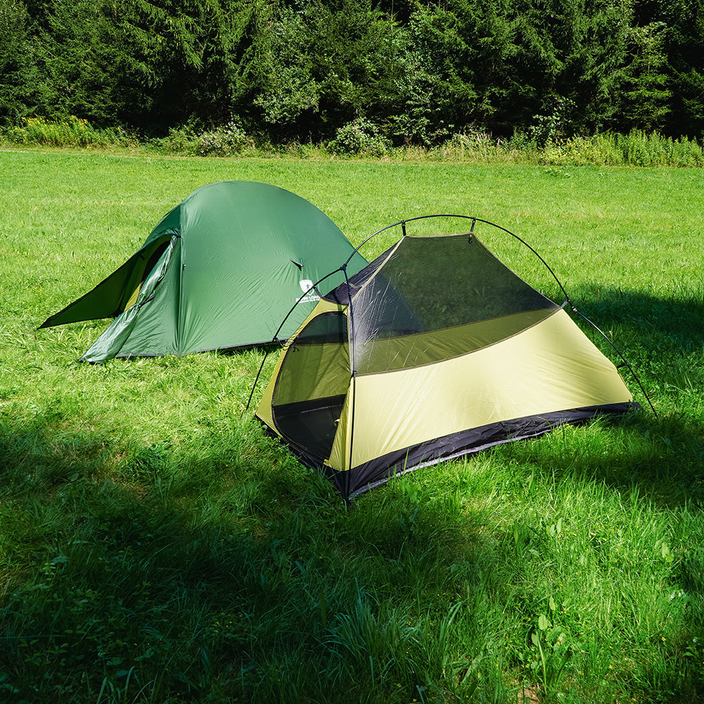 Cloud Up Pro 2 leichtes 2-Mann Zelt 20D in Nahaufnahme - ultraleicht Trekking Zelt