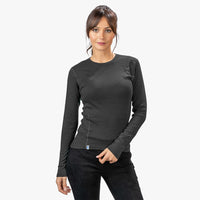 Women's 100% Merino Long Sleeve Shirt 230 g/m² - S / Gray