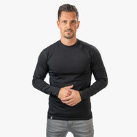 Merino Long Sleeve Shirt Men 150 g/m2 - S / Black